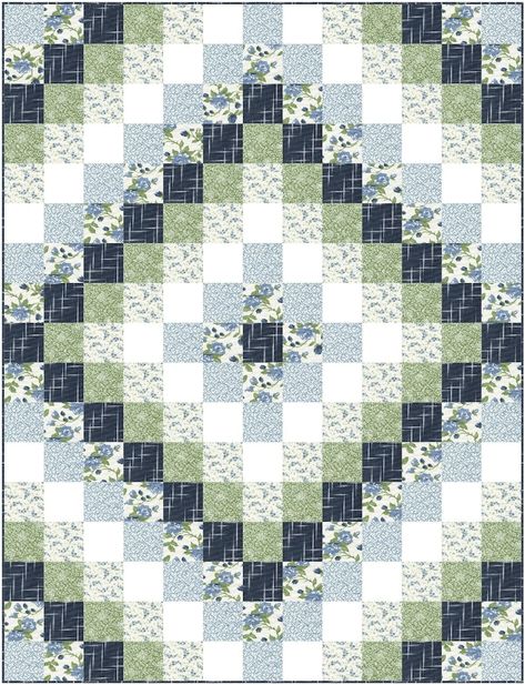 Easy Quilt Patterns PDF Oasis Quilt Pattern for Beginners Quilting Pattern for Baby Quilts Throw Quilts and Bed Quilts - Etsy New Zealand Beginners Quilting, Quilt Sewing Room, Throw Quilts, Jacobs Ladder, Charm Square Quilt, Easy Quilting, Bed Quilts, Kids Quilts, Spring Quilts