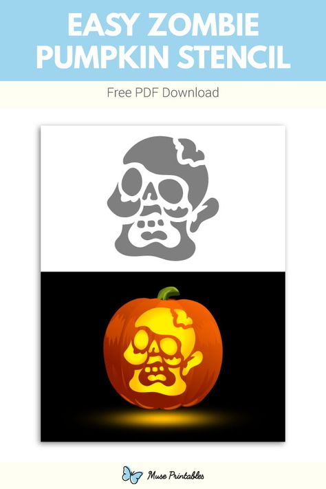 Zombie Pumpkin Stencil, Zombie Pumpkin Carving Templates, Zombie Pumpkin Carving, Pumpkin Carving Templates Free, Zombie Pumpkin, Printable Pumpkin Stencils, Zombie Pumpkins, Pumpkin Stencils Free, Carving Templates