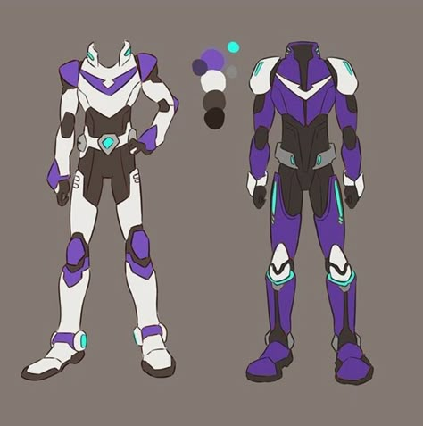 Original not mine, i just recolored it Voltron Suit Design, Voltron Characters Design, Voltron Oc Base, Voltron Altean Oc, Voltron Paladin Armor, Voltron Oc Female, Voltron Armor, Voltron Costume, Voltron Robot