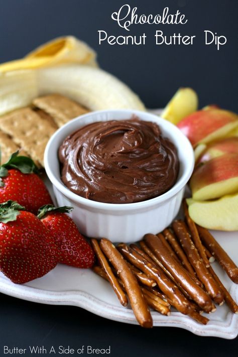 CHOCOLATE PEANUT BUTTER DIP: Butter With A Side of Bread Nutella Fruit Dip, Chocolate Fruit Dip, Peanut Butter Dip, Chocolate Dip, Chocolate Dipped Fruit, Avocado Chocolate, Sweet Dips, Chocolate Fruit, Summer Dessert Recipes