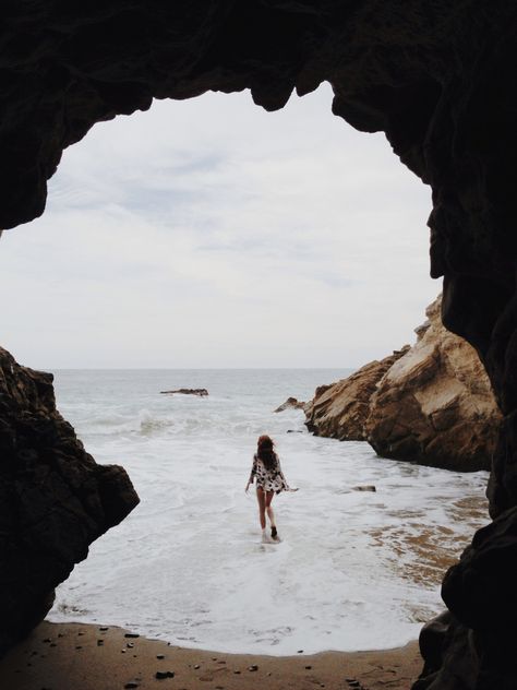 Caves Aesthetic, Leo Carrillo State Beach, California Dreamin', Aesthetic Photos, Oh The Places Youll Go, Adventure Awaits, The Great Outdoors, Places To See, The Ocean