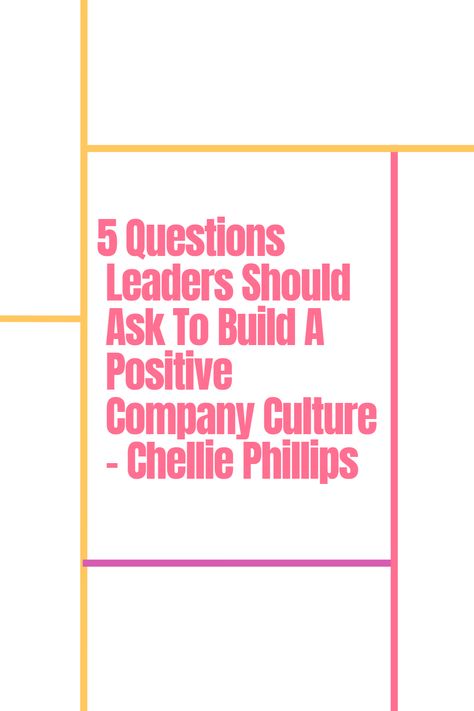 Dive into the realm of leadership with our quintessential guide '5 Questions Leaders Should Ask to Build a Positive Company Culture'. Discover the power of quality coaching, understand how leaders can shape a productive and positive workplace culture, and learn to ask the right questions that cultivate a team that thrives on success. Don't just be a leader, be a culture creator! Transform Your Workplace with Chellie Phillips' Coaching Leadership Insights. Personal Branding Design, Online Course Design, Workplace Culture, Be A Leader, Positive Work Environment, Lack Of Motivation, Media Campaign, Female Empowerment, Improve Communication