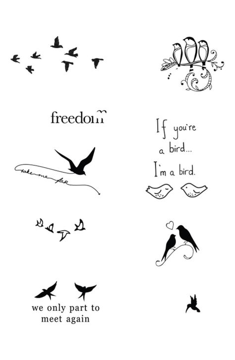 25 Stunning Temporary Tattoos For People Who Can't Commit Tatoo Dog, Vogel Tattoo, Small Bird Tattoo, Inspiration Tattoos, Jewelry Tattoo, Tattoos For Daughters, Sister Tattoos, Birds Tattoo, Little Tattoos