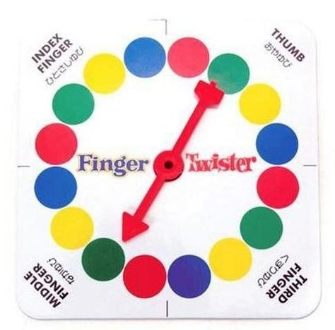 Finger Twister spinner Finger Twister, Twister Game, Skill Games, Hand Therapy, Creative Games, Funny Toys, The Arrow, Fine Motor Activities, Music Therapy