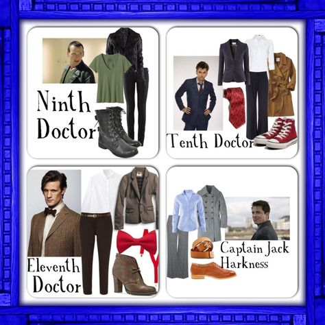 Doctor Who Fashon. Doctor Who Cosplay Ideas, Doctor Who Outfit Ideas, Doctor Who Fashion, Doctor Who Inspired Outfits, Masc Style, Doctor Who Outfits, Doctor Who Party, Doctor Who Cosplay, Doctor Who Costumes