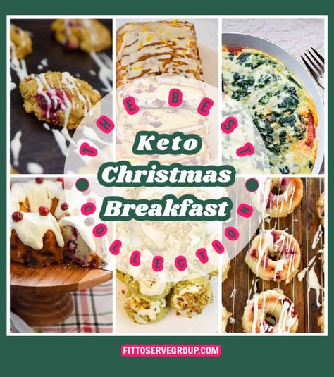 Keto Christmas Brunch, Keto Winter Recipes, Keto Christmas Breakfast, Christmas Breakfast Recipes, Xmas Brunch, Pumpkin Cranberry Bread, Christmas Keto, Keto Brunch, Christmas Casserole