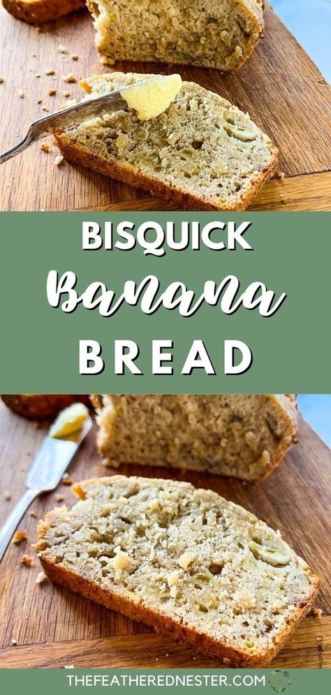 Use your extra-ripe bananas to make this moist and flavorful Bisquick Banana Bread recipe! This quick bread is fantastic for breakfast, snacks, or even as a dessert. Breakfast Recipes Indian Veg Healthy, Biscuits Drop, 3 Ingredient Biscuits, Breakfast Recipes Indian Veg, Bisquick Banana Bread, Biscuits Cheese, Brunch Recipes Healthy, Crescent Roll Breakfast, Gluten Free Brunch Recipes