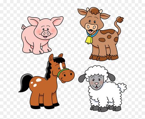 Farm Animal Clipart Free Printable, Animal Clipart Free Printable, Farm Animal Printables Free, Farm Animals Printables, Printable Farm Animals, Animal Clipart Free, My Little Pony Printable, Tractor Quilt, Farm Animal Clipart