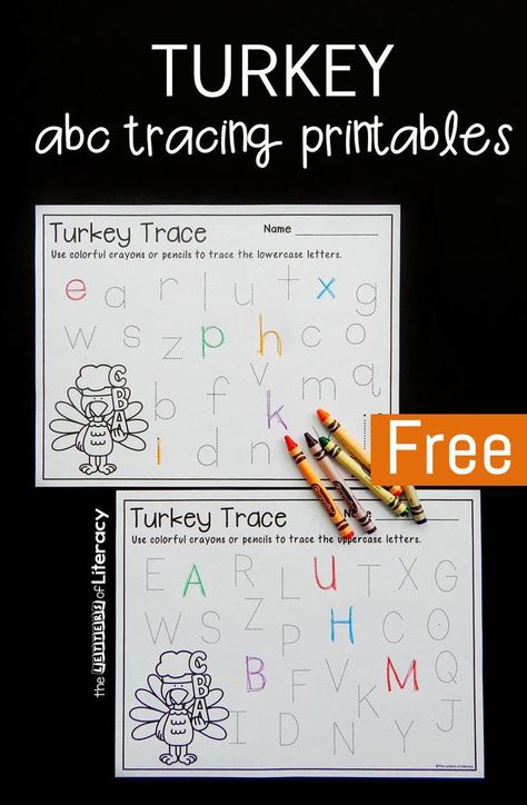 We love to make practicing our ABC's fun though through a variety of activities like these turkey themed alphabet tracing printables. Abc Tracing Printables Free, Free Alphabet Tracing Printables, Tracing Printables Free, Preschool Turkey, Trace Alphabet, Alphabet Tracing Printables, Thanksgiving Alphabet, Thanksgiving Activities For Kindergarten, Thanksgiving Activities Preschool