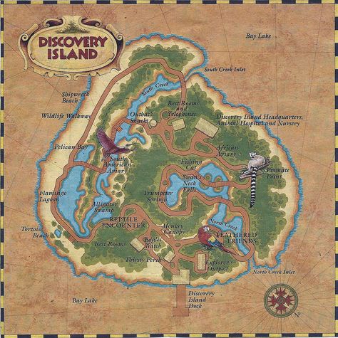 [​IMG] Disney Buildings, Discovery Island, Pelican Bay, Planet Coaster, Lake Dock, Disney Memories, Island Map, Rare Birds, World Photo