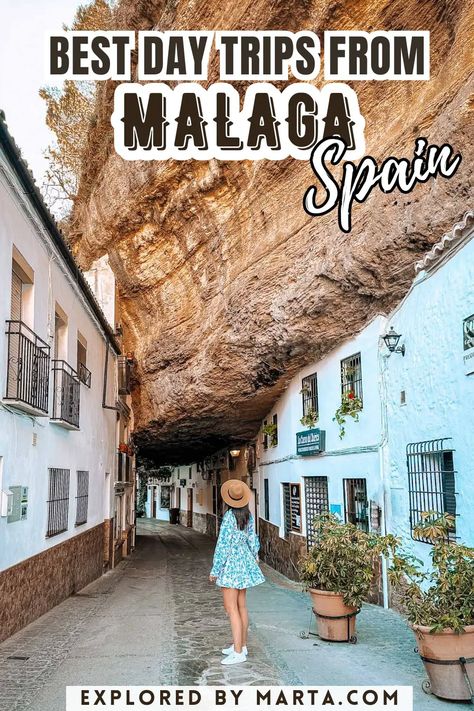 Day Trips From Malaga Spain, What To Do In Malaga Spain, Malaga Spain Things To Do In, Best Cities In Spain, Spain Malaga, Spain Road Trip, Malaga City, Spain Trip, Spain Itinerary