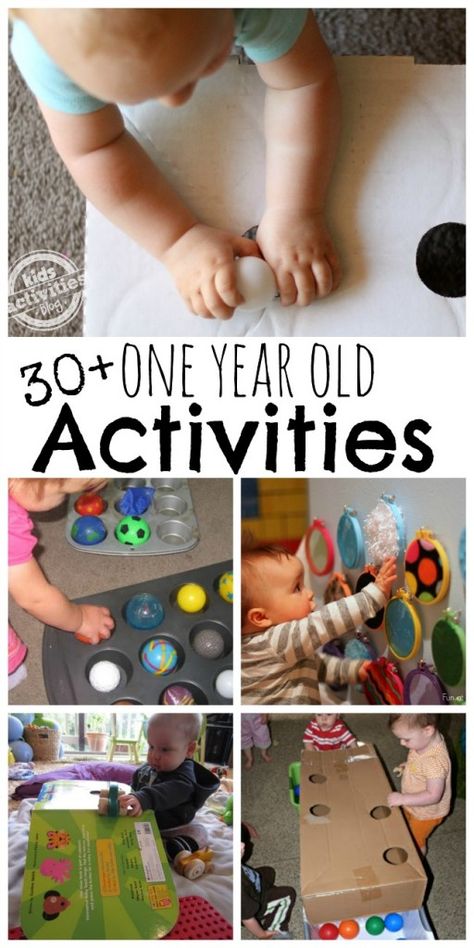 Keep Baby Stimulated With 30+ Busy Activities for 1-Year-Olds! Baby Activities 1 Year, Activities For One Year Olds, Busy Activities, Baby Sensory Play, Baby Play Activities, Newborn Hacks, Baby Activity, Baby Learning Activities, Diy Bebe