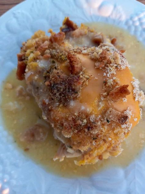 Stovetop Stuffing Chicken, Creamy Chicken Breast Recipes, Wedding Chicken, Stovetop Stuffing, Baked Boneless Chicken Breast, Amish Wedding, Oven Baked Rice, Amish Chicken, Chicken Breasts Recipe