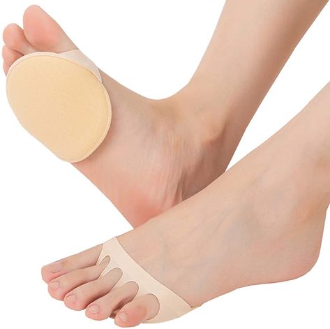 Relaxife Toe Topper Liner Socks Sponge Cushion No Show Women's Toeless Half Socks for High Heels Sandals Sling back at Amazon Women’s Clothing store Best Comfortable Shoes, Toeless Socks, Half Socks, High Heels Sandals, Clog Slippers, Most Comfortable Shoes, Toe Socks, Foot Pain, Liner Socks