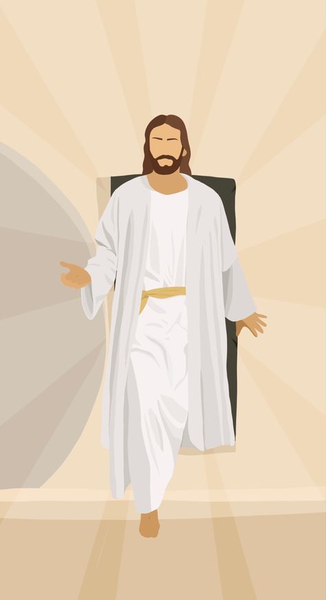 Jesus Is Risen Illustration, Jesus Risen Art, Easter Jesus Wallpaper, Easter Wallpaper Iphone, Jesus Easter, Black Hd Wallpaper, Jesus Is Risen, Easter Illustration, Iphone Art