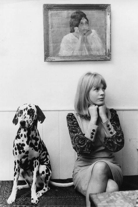 Marianne Faithfull - Style Inspiration Marianne Faithfull Style, Clara Berry, Marianne Faithfull, Bianca Jagger, Swinging London, Dalmatian Dog, Roger Moore, Breakfast At Tiffany's, Breakfast At Tiffanys