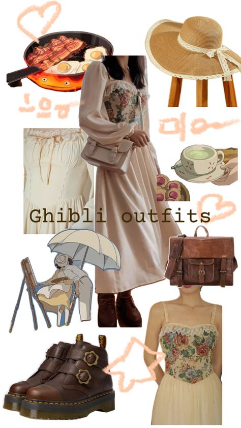 Ghiblicore Outfits, Ghibli Inspired Outfits, Ghibli Outfits, Ghibli Studio, Inspired Outfits, Studio Ghibli, Fashion Sense, Outfit Inspirations, Wardrobe