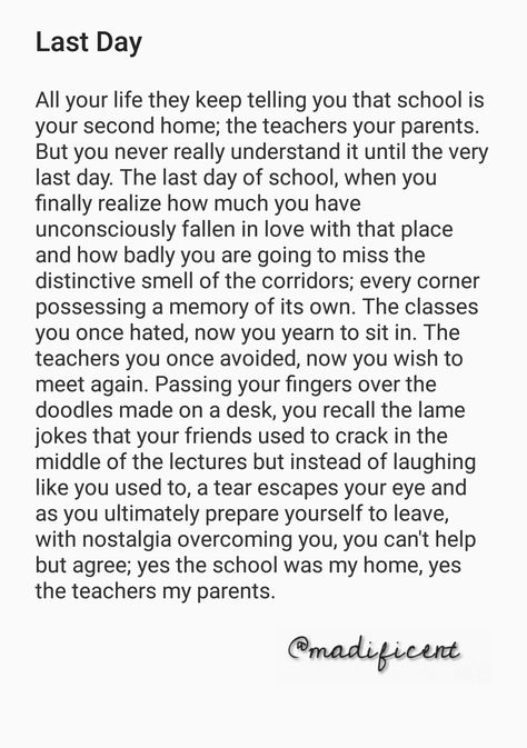 Last Day Last Year Of Middle School Quotes, Last Day Of School Letter To Friends, Farewell Speech For Seniors In School, Farewell Day Speech, Quotes About Last Day Of School, Sister Leaving For College Quotes, Farewell Letter To Classmates, Leaving High School Quotes, Class 10 Last Day