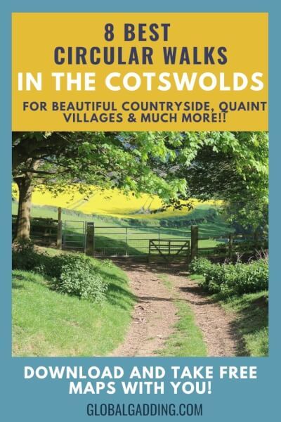 These 8 best circular walks in the Cotswolds, promise great scenery, quaint yellow-stoned cottages and must-visit Cotswold Villages. Download the FREE maps to take with you, lace up your walking boots, and you are set to go! Cotswolds Walks, Europe January, Cotswolds Map, Cotswold Way, Train Vacations, Horse Chestnut Trees, Cotswold Villages, Cotswolds England, Riverside Walk