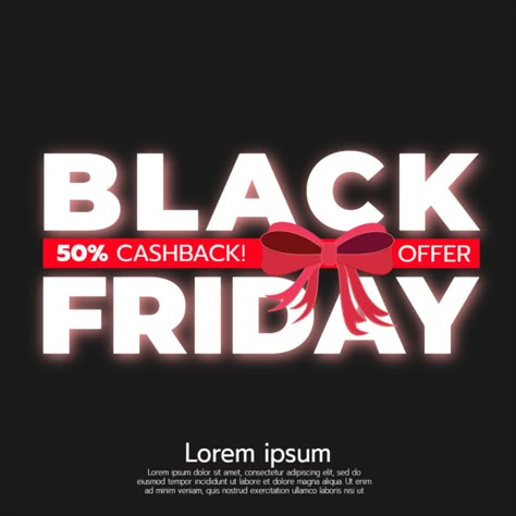 Make your holiday offer stand out with this Black Friday banner design template Holiday Banner Design, Black Friday Design Inspiration, Black Friday Gif, Friday Graphic Design, Black Friday Banner Design, Black Friday Aesthetic, Friday Flyer Design, Black Friday Design Ideas, Black Friday Newsletter