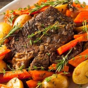 Top Sirloin Roast Recipe - IzzyCooking Top Sirloin Roast Recipe, Spoon Roast, Sirloin Roast Recipes, Crockpot Pot Roast, Leftover Pot Roast, Sirloin Roast, Top Sirloin, Beef Pot Roast, Slow Cooker Roast