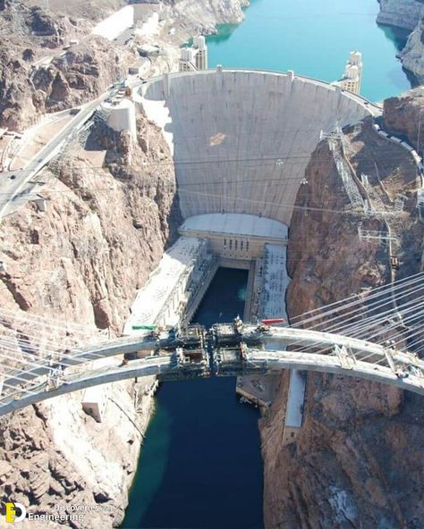 What Is Hoover Dam And Facts About It - Engineering Discoveries Hoover Dam Construction, Dam Construction, Black Canyon, Boulder City, Hydroelectric Power, Lake Mead, Hoover Dam, Hydro Electric, On The Border