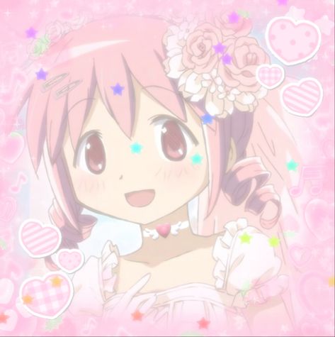 Kawaii Pics Aesthetic, Cutecore Pfp Madoka Magica, Cutecore Madoka, Pink Webcore, Cute Outfits Kawaii, Kawaii Pfps, Pink Pfps, Madoka Magica Madoka, Cutecore Aesthetic