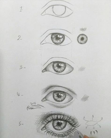 Practice Eyes Drawing, Eye Pencil Drawing, Portrait Drawing Tips, Pencil Drawings For Beginners, Human Figure Sketches, Eye Drawing Tutorials, Draw Eyes, Eye Sketch, Art Painting Tools