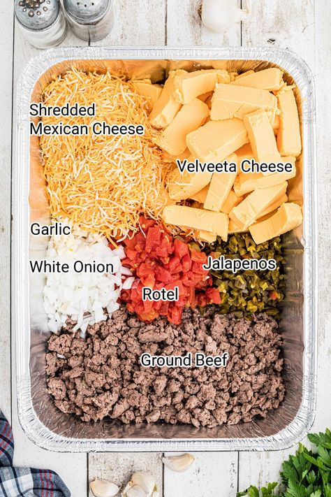 Smoked Queso Recipe Ingredients. Smoker Queso, Smoked Ricotta, Smoked Queso, Venison Backstrap, Venison Burgers, Smoked Jalapeno, Queso Dip Recipes, Pork Recipes For Dinner, Queso Recipe