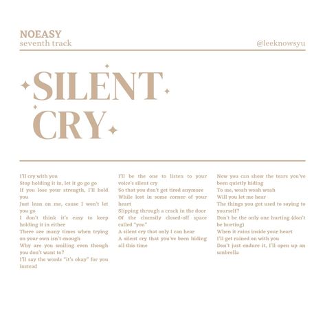 skz stray kids silent cry lyrics poster Secret Secret Skz Lyrics, Stray Kids Quotes Lyrics, Silent Cry Lyrics, Skz Lyrics Quotes, Skz Quotes Lyrics, Silent Cry Stray Kids, Middle Widget, Stray Kids Songs, Stray Kids Lyrics