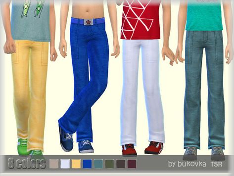 Sims 4 Sweatpants, Summer Linen Trousers, Sims Community, Kids Pants, Linen Trousers, The Sims Resource, Sims Resource, Linen Pants, The Sims