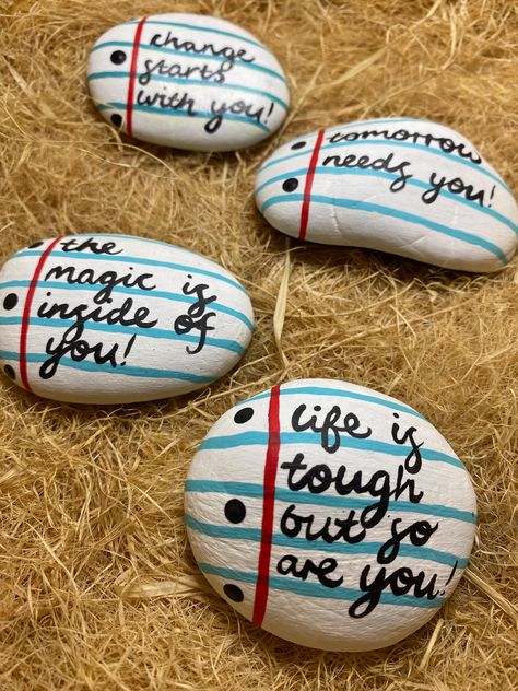 ✨Notebook Affirmation Stones✨ 4 x 5-7cm W Painted with premium acrylic paint and sprayed with non yellowing matte varnish.  Free 🇦🇺 Shipping and $9.95 to the US. Thank you for supporting my small Australian business ️ Turtle Painted Rocks, Inspirational Rocks, Diy Rock Art, Rock Painting Ideas Easy, Turtle Painting, Rock Decor, Hand Painted Stones, Rock Painting Designs, Rock Painting Art