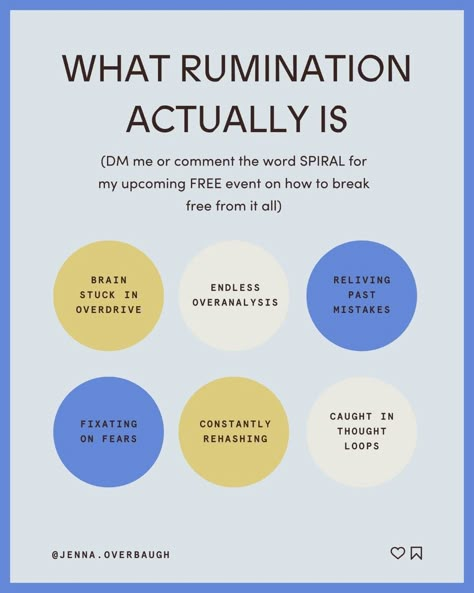 How To Overcome Ocd, Stop Ruminating, Journal Thoughts, Ocd Symptoms, Cbt Therapy, Healing Era, Past Mistakes, Therapy Resources, Wide Awake