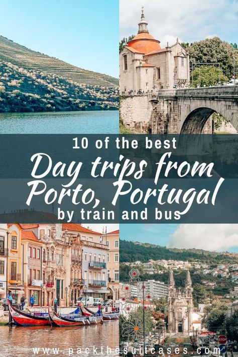 Porto Day Trips, Lisbon Trip, Portugal Train, Day Trips From Porto, Porto Portugal Travel, Portugal Roadtrip, Porto Travel, Europe 2023, Day Trips From Lisbon