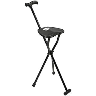 Walking Stick with Seat Height Adjustable Tripod Cane and Seat Outdoor Crutches Chair Stool Cane with Seat Portable Tripod Walking Stick Carrying weight 200kg : Amazon.co.uk: Health & Personal Care Walking Stick With Seat, Cane Stool, Folding Cane, Chair Stool, Crutches, Walking Stick, Height Adjustable, Outdoor Seating, Tripod