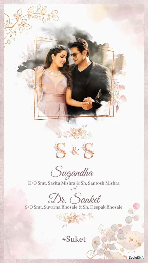 Luxury Celebrity Wedding Video Invitation of TV Actor S… [Video] in 2022 | Hindu wedding invitation cards, Indian wedding invitation card design, Digital wedding invitations design Invitation Card Design Digital, Engagement Invitation Card Design, Wedding Invitation Cards Indian, Wedding Video Invitation, Hindu Wedding Invitation Cards, Wedding Invitations Design, Digital Wedding Invitations Design, Digital Wedding Invitations Templates, Wedding Card Design Indian