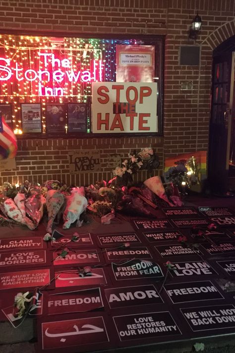 I Went to the Birthplace of the Gay Rights Movement on the Day of the Orlando Shooting Gay Rights Movement, Stonewall Inn, Health Notes, Freedom Love, Lgbt Rights, Gay Rights, History Quotes, Equal Rights, Non Binary