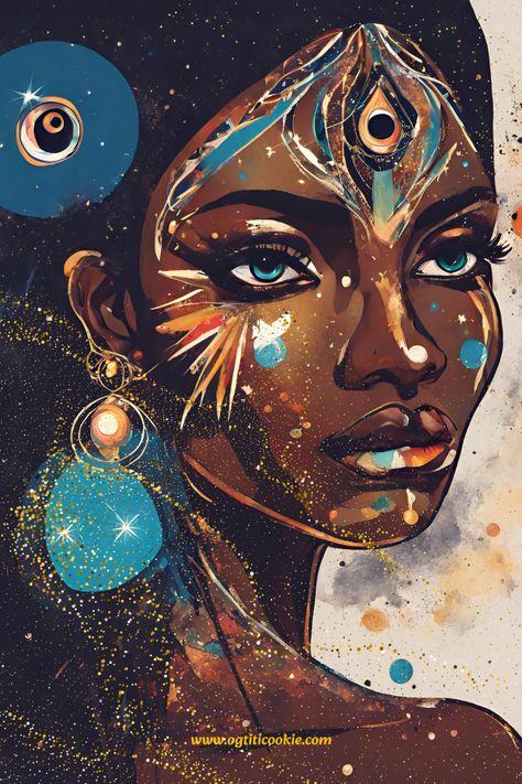 #positive #art #queen #blackart  #Spiritual art #titicookie #patience #selfcontrol #africanamericaninspiration #life #change #healing #thursday #Blackwoman #eyeart #blue African American Inspiration, Positive Art, Life Change, Eye Art, Spiritual Art, Simply Beautiful, Black Art, Beautiful Pictures, Black Women