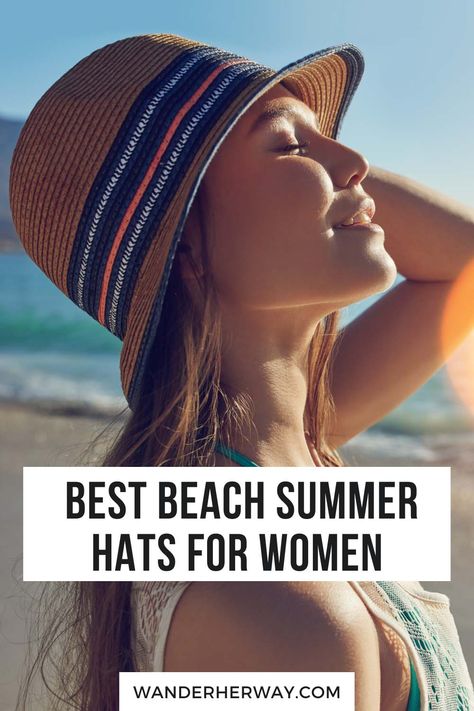 Beach Sun Hats For Women, Round Face Hats For Women, Beach Hats For Women 2022, Summer Beach Hats For Women, Summer Hats For Women 2023, Cruise Hats Ideas, Women Hats Fashion Summer, Beach Hat For Short Hair, Beach Hats 2023