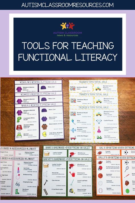 Functional Literacy, School Transition, Life Skills Lessons, Money Skills, Executive Functioning Skills, Life Skills Activities, Special Education Elementary, Literacy Lessons, Student Organization