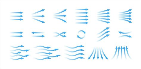 Wind Direction Arrows Architecture, Wind Arrow Architecture Diagram, Wind Architecture, Wind Icon, Arrow Vector, Wind Movement, Emoji Design, Wind Direction, Cement Planters