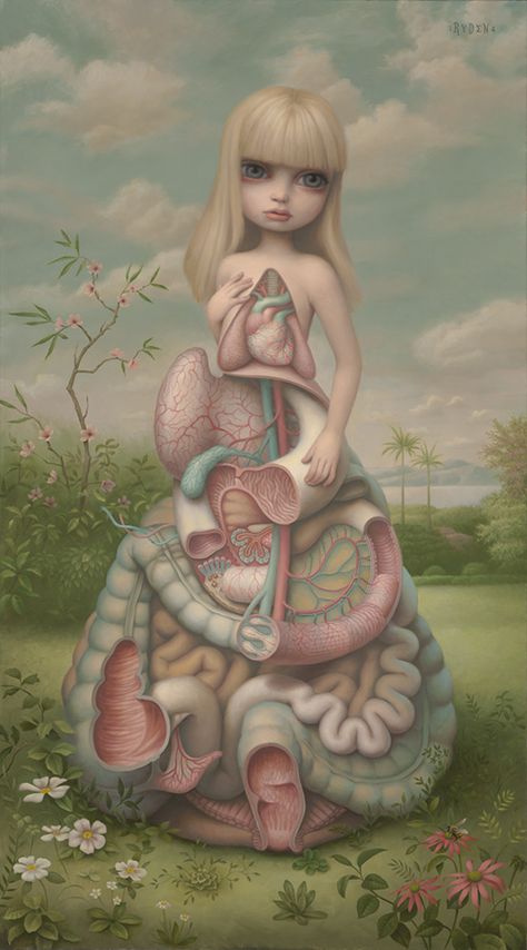 Mark Ryden, Human Body, Human, Flowers, Art