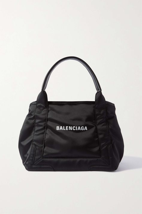 Printed Leather Bag, Tumblr Clothes, Nylon Tote Bag, Nylon Tote Bags, Nylon Tote, Pretty Bags, Balenciaga Bag, Carrier Bag, Bag Ideas