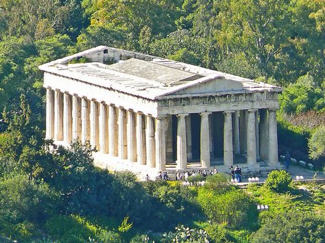 Ifaistos temple in Greece Greece Temple, Greek Temples, Greek Garden, Greek Temple, Roman Art, Ancient Temples, Classical Architecture, Historical Facts, Pompeii