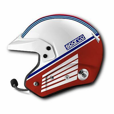 (eBay) New! 2022 Sparco RJ-I Martini Racing Helmet (003369MR) Rally Intercom FIA SNELL Rally Helmet, Martini Racing, Custom Helmets, Racing Helmets, Mood Board Design, Golf Clubs, Martini, Bike