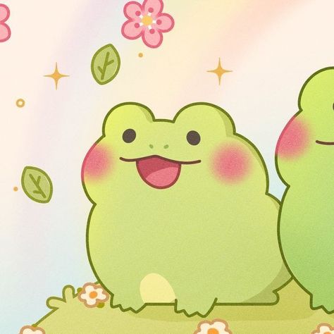 Cute Matching Pfp Animals, Matching Frog Pfp Couple, Matching Duck Pfps, Frog Matching Pfp, Duck Matching Pfp, Adorable Pfp, Couples Matching Pfp, Kawai Icon, Matching Profile Pics