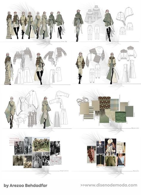 Fashion Design Concept Ideas, Fashion Project Layout, Fit Portfolio Mix And Match, Fashion Design Layout Portfolio, Fashion Collection Drawing, Portfolio Design Fashion Designers, Fashion Projects Portfolio, Fashion Design Portfolio Professional, Portfolio Design Fashion