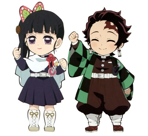 Kanao Chibi, Chibi Pfp, Pokemon Human Characters, Demon Slayer Pfp, No Valentine, Gyomei Himejima, Adorable Anime, Chibi Couple, Anime Butterfly