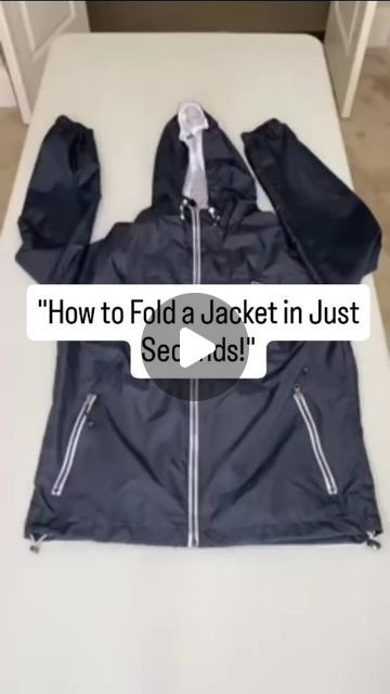 hijabi_5/folding /hacks/Inspiration on Instagram: ""How to Fold a Jacket in Just Seconds!"
Follow me @hijabi_hijabi5 

1. #FoldYourJacket

2. #SpaceSavingTips

3. #JacketFoldingHack

4. #TravelHacks

5. #OrganizationTips

6. #PackingTips

7. #EasyFolding

8. #NeatAndTidy

9. #MinimalistPacking

1. #SmartFolding

2. #JacketStorage

3. #OrganizeYourLife

4. #FoldingTips

5. #TravelEssentials

6. #CompactPacking

7. #PackingHacks

8. #FoldLikeAPro

9. #EfficientLiving" Jacket Storage, Folding Hacks, Minimalist Packing, How To Fold, Folding Clothes, A Jacket, February 1, Neat And Tidy, Organize Your Life