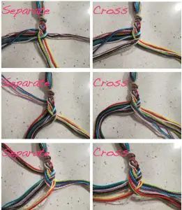 Fishtail Bracelet Tutorial, Fishtail Friendship Bracelets, Easy Fishtail Braid, Heart Bracelet Diy, Fishtail Bracelet, Braided Friendship Bracelets, Diy Bracelets With String, Friendship Bracelets Easy, Diy Bracelets Easy